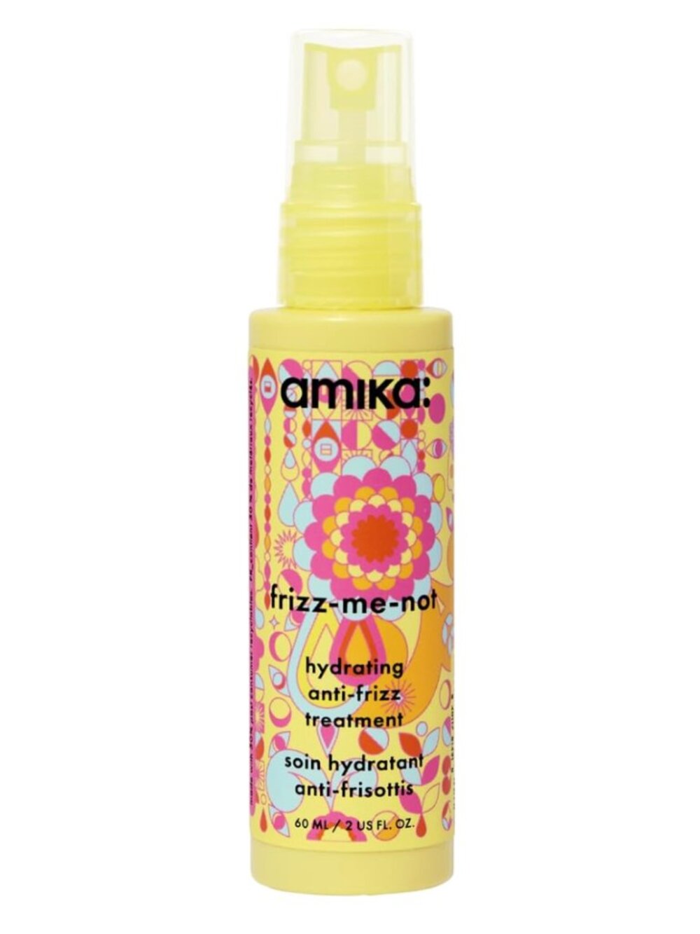 NEW Amika Frizz-Me-Not Hydrating Anti-Frizz Treatment Spray 60ml Travel Size